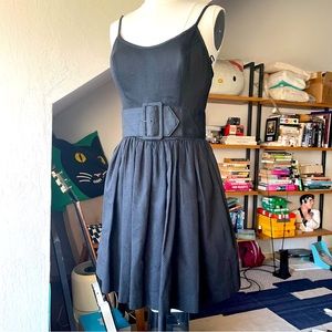 Bobbie Brooks 60s mini sweetheart party dress goth Lolita XS S